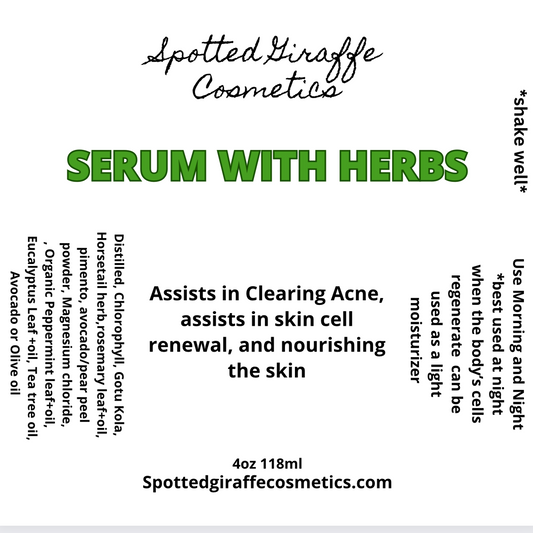 Serum with Herbs